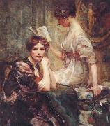 Colin Campbell Cooper Two Women Spain oil painting artist